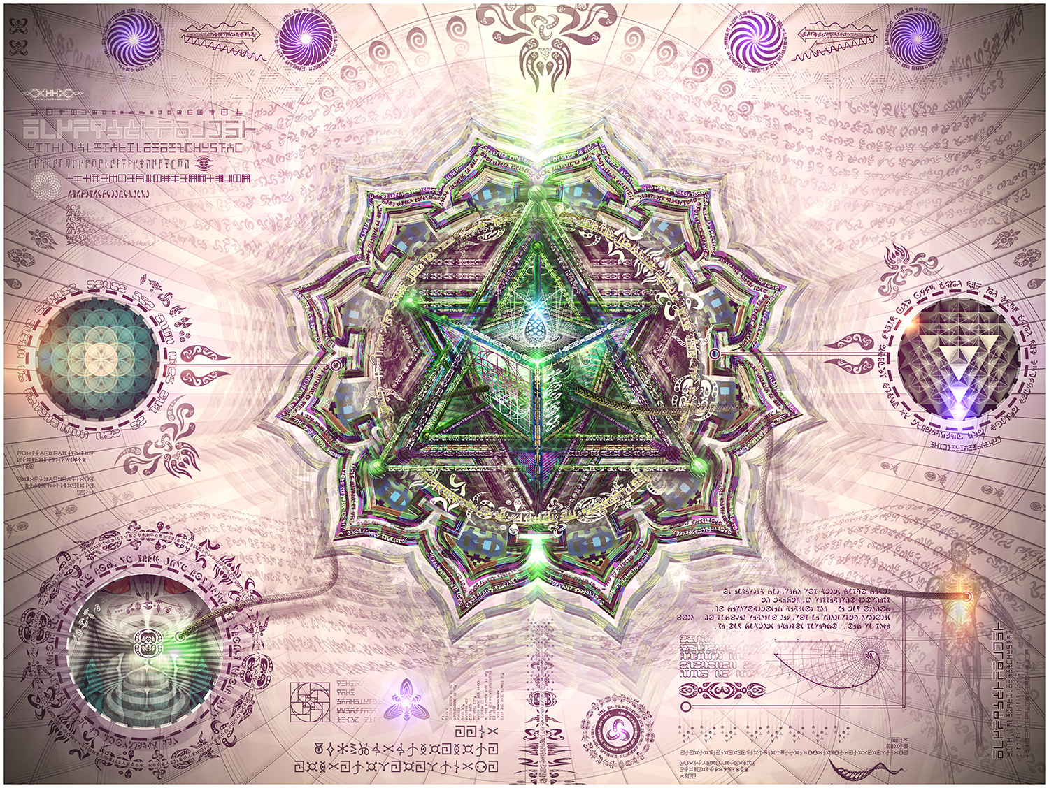 Bio-Energetic Vortexes No.4 - Love (Heart Chakra)