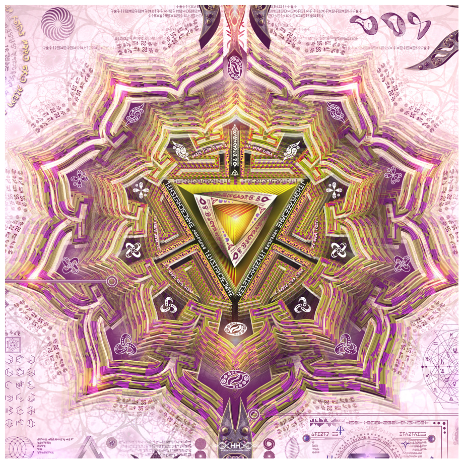 Bio-Energetic Vortexes No.3 - Power (Solar Plexus Chakra) detail 1