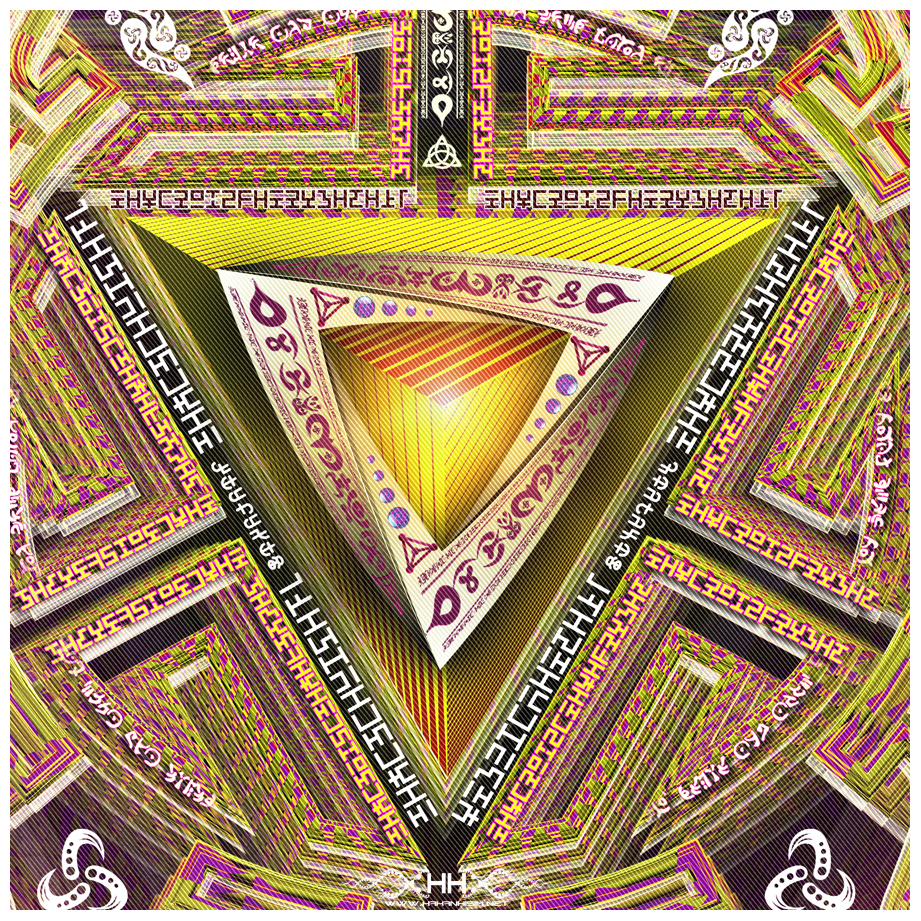 Bio-Energetic Vortexes No.3 - Power (Solar Plexus Chakra) detail 4