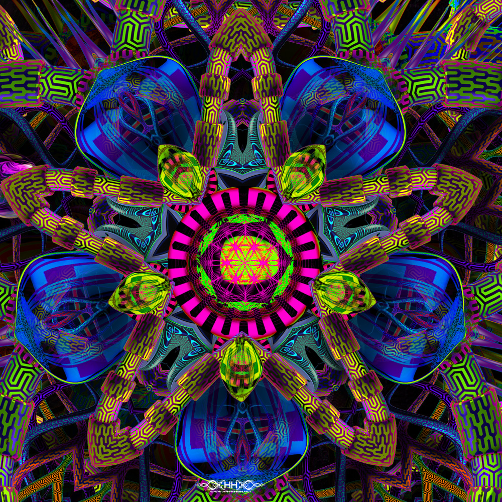 Prismatic Mandala detail 1